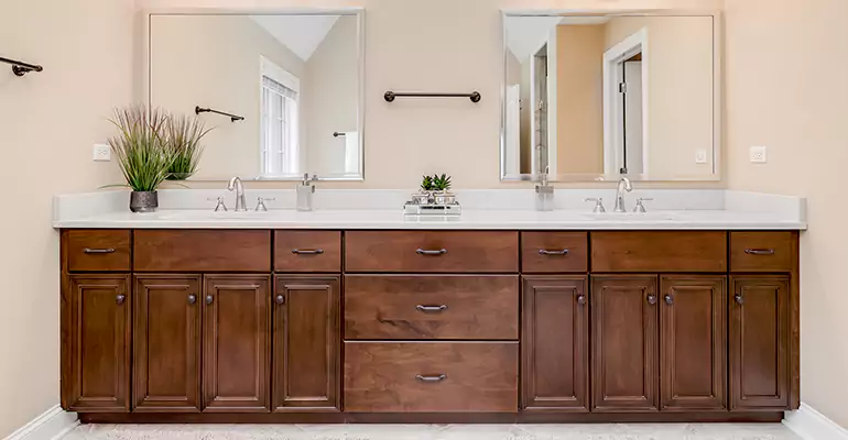 Bathroom Cabinet Renovation in Blanchester